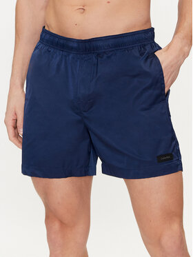 Calvin Klein Swimwear Calvin Klein Swimwear Plavecké šortky KM0KM00939 Tmavomodrá Regular Fit
