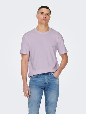 Only & Sons Only & Sons T-Shirt 22025208 Fioletowy Regular Fit
