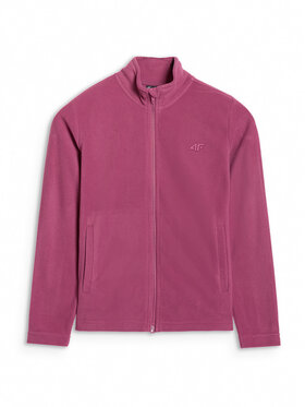 4F 4F Bluza BASIC+ Fioletowy Slim Fit