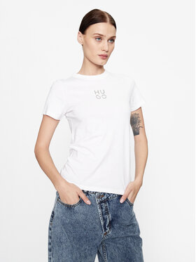 Hugo Hugo Marškinėliai Classic 50500464 Smėlio Regular Fit