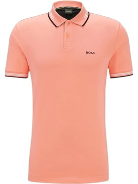 BOSS BOSS T-Shirt 50506193-649 Pomarańczowy Regular Fit