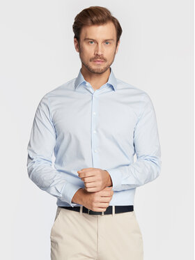 Calvin Klein Calvin Klein Cămașă K10K109509 Albastru Slim Fit