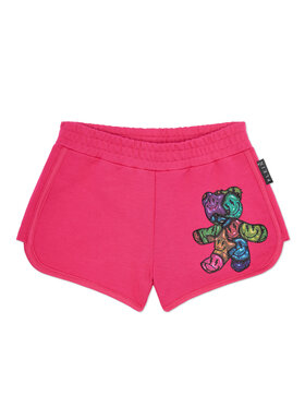 PHILIPP PLEIN PHILIPP PLEIN Szorty sportowe 27811 Różowy Jogger Fit