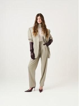 La Mania La Mania Pantalone da abito VALLEY Beige Classic Fit