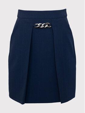 SLY SLY Spódnica 3S-308B Granatowy Comfortable Fit