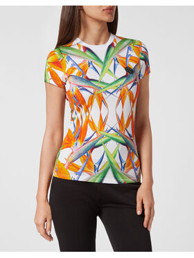 Plein Sport Plein Sport T-Shirt 2225 Biały Regular Fit