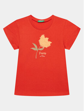 United Colors Of Benetton United Colors Of Benetton T-shirt 3I1XG10E1 Rosso Regular Fit