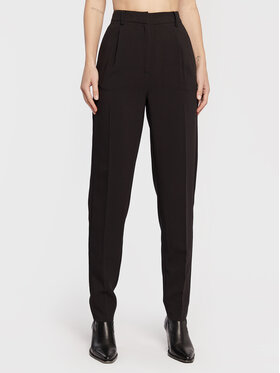 Bruuns Bazaar Bruuns Bazaar Medžiaginės kelnės Cindysus BBW2595 Juoda Slim Fit