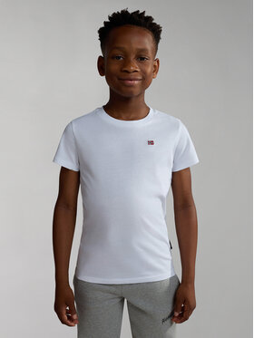 Napapijri Napapijri Tricou NP0A4GEH S Alb Regular Fit
