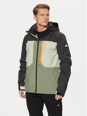 Quiksilver Quiksilver Slidinėjimo striukė Dawson EQYTJ03451 Žalia Slim Fit