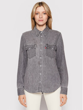 Levi's® Levi's® cămașă de blugi Essential Western 16786-0013 Gri Regular Fit