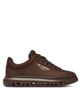 KARL LAGERFELD KARL LAGERFELD Laisvalaikio batai Kapri Kite KL54527 Tamsiai ruda