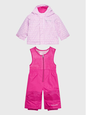 Columbia Columbia Набір куртка і комбінезон Buga 1562213 Рожевий Regular Fit