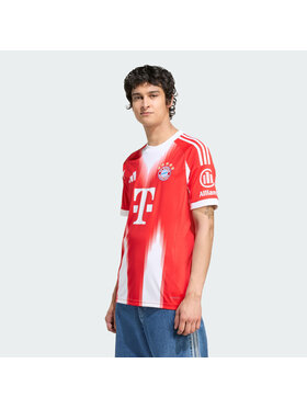 adidas adidas Koszulka techniczna FC Bayern 25/26 Home Jersey Czerwony Slim Fit