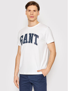 Gant Gant T-shirt Md. Fall 2003111 Bijela Regular Fit