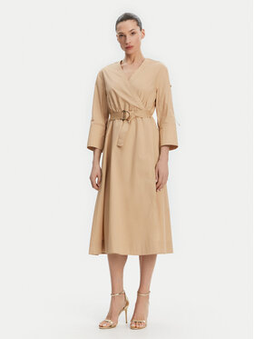 Liu Jo Liu Jo Ежедневна рокля WA5170 T4390 Бежов Regular Fit