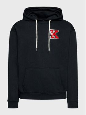Karl Kani Karl Kani Mikina Retro Patch 6028197 Černá Relaxed Fit