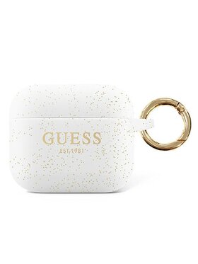 Guess Guess Etui na słuchawki AirPods Pro Biały