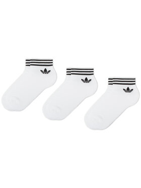 adidas adidas Unisex trumpų kojinių komplektas (3 poros) Tref Ank Sck Hc EE1152 Balta