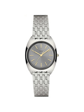 Timex Timex Zegarek TW2T90300 Srebrny