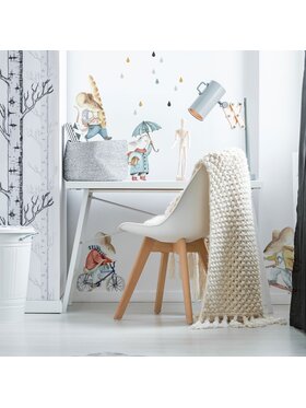 Dekornik Dekornik Komplet naklejek naściennych Little Mouse Street Set Kolorowy