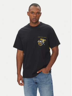 Versace Jeans Couture Versace Jeans Couture T-krekls 78GAH6RB Melns Regular Fit