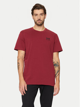 Under Armour Under Armour Tricou Ua M Logo Emb Heavyweight Ss 1373997 Vișiniu Loose Fit