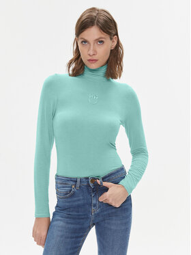PINKO Pinko Golf Abdaly 102067 A17S Turkusowy Regular Fit