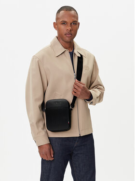 Tommy Hilfiger Tommy Hilfiger Maža rankinė Th Woven Mini Reporter AM0AM13661 Juoda