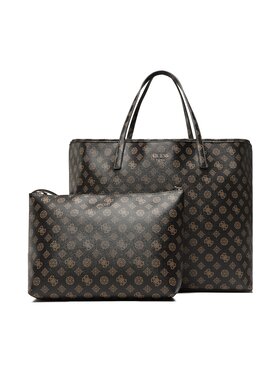 Guess Guess Дамска чанта Vikky (PQ) HWPQ69 95270 Кафяв