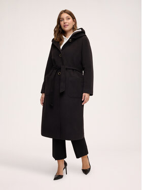 Fiorella Rubino Fiorella Rubino Cappotto invernale 0045T000399N033 Nero Regular Fit