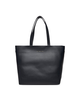 Tommy Hilfiger Tommy Hilfiger Kabelka Th Logotape Tote AW0AW17693 Tmavomodrá