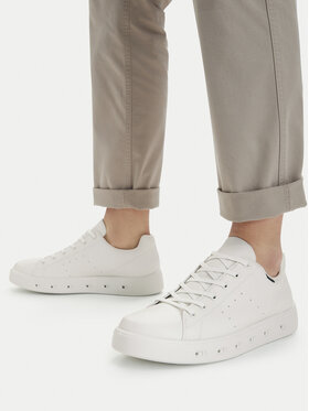 ECCO ECCO Sneakersy Street 720 52088401007 Biela