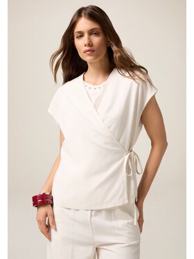 Oltre Oltre Blusa 2008J000773N021 Bianco Regular Fit