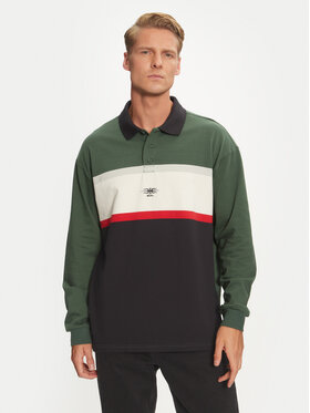 Quiksilver Quiksilver Поло Mercury Rugby AQYKT03125 Зелений Loose Fit