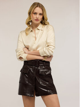 Motivi Motivi Camicia 5192Q400953N011 Crema Regular Fit