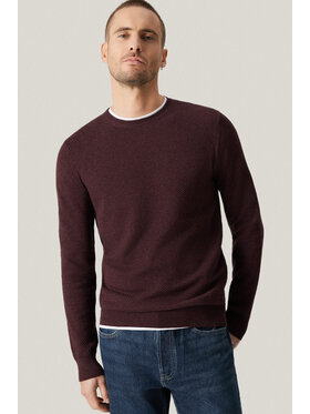 Próchnik Próchnik Sweter PM17 SW073225000116 Bordowy Regular Fit