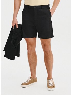 Pako Lorente Pako Lorente Szorty materiałowe P25SF-WS-006 Czarny Regular Fit