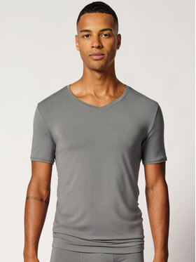 Skiny Skiny T-Shirt 81428 Srebrny Regular Fit