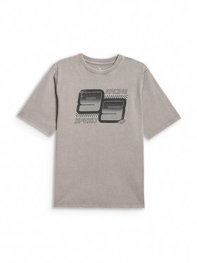 4F 4F T-Shirt ESPORTS RACING Szary Loose Fit
