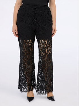 Fiorella Rubino Fiorella Rubino Pantaloni di tessuto P020T005204N033 Nero Regular Fit