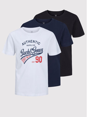Jack&Jones Junior 3 marškinėlių komplektas Than 12222425 Spalvota Regular Fit