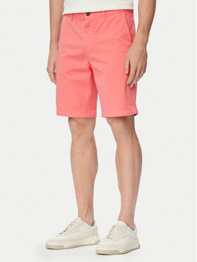BOSS BOSS Auduma šorti 50536723 Gaiši sarkana Slim Fit