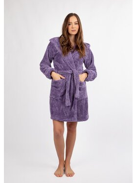 DKaren Lingerie DKaren Lingerie Szlafrok Diana Krótka Fioletowy
