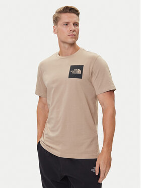 The North Face The North Face T-Shirt Fine NF0A8A6M Beige Regular Fit