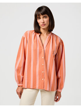 Wrangler Wrangler Koszula POET SVE BLOUSE Pomarańczowy Relaxed Fit