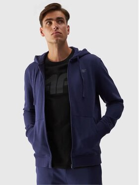 4F 4F Mikina 4FWMM00TSWSM1466-31S Tmavomodrá Regular Fit