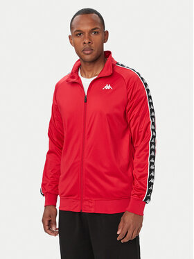 Kappa Kappa Felpa 301EFU0 Rosso Regular Fit
