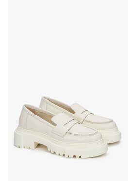 Estro Estro Loafersy ER00110028 Bílá