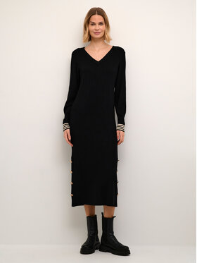 Culture Culture Плетена рокля Cuannemarie 50109692 Черен Feminine Fit